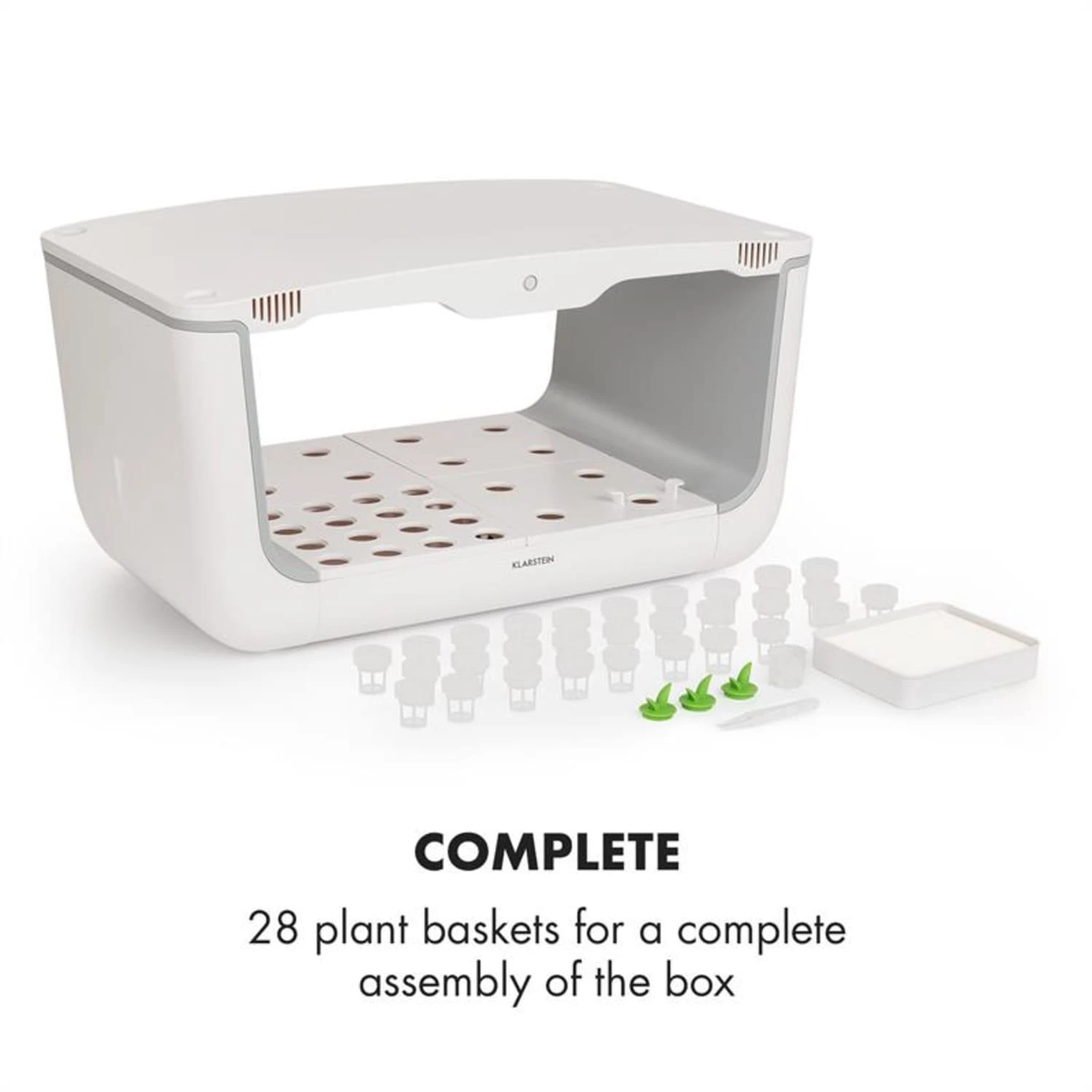 GrowIt Refill Kit Salad Pflanzschwamm 28 Pflanzkörbe Salad-Seeds Nährlösung - Image 6