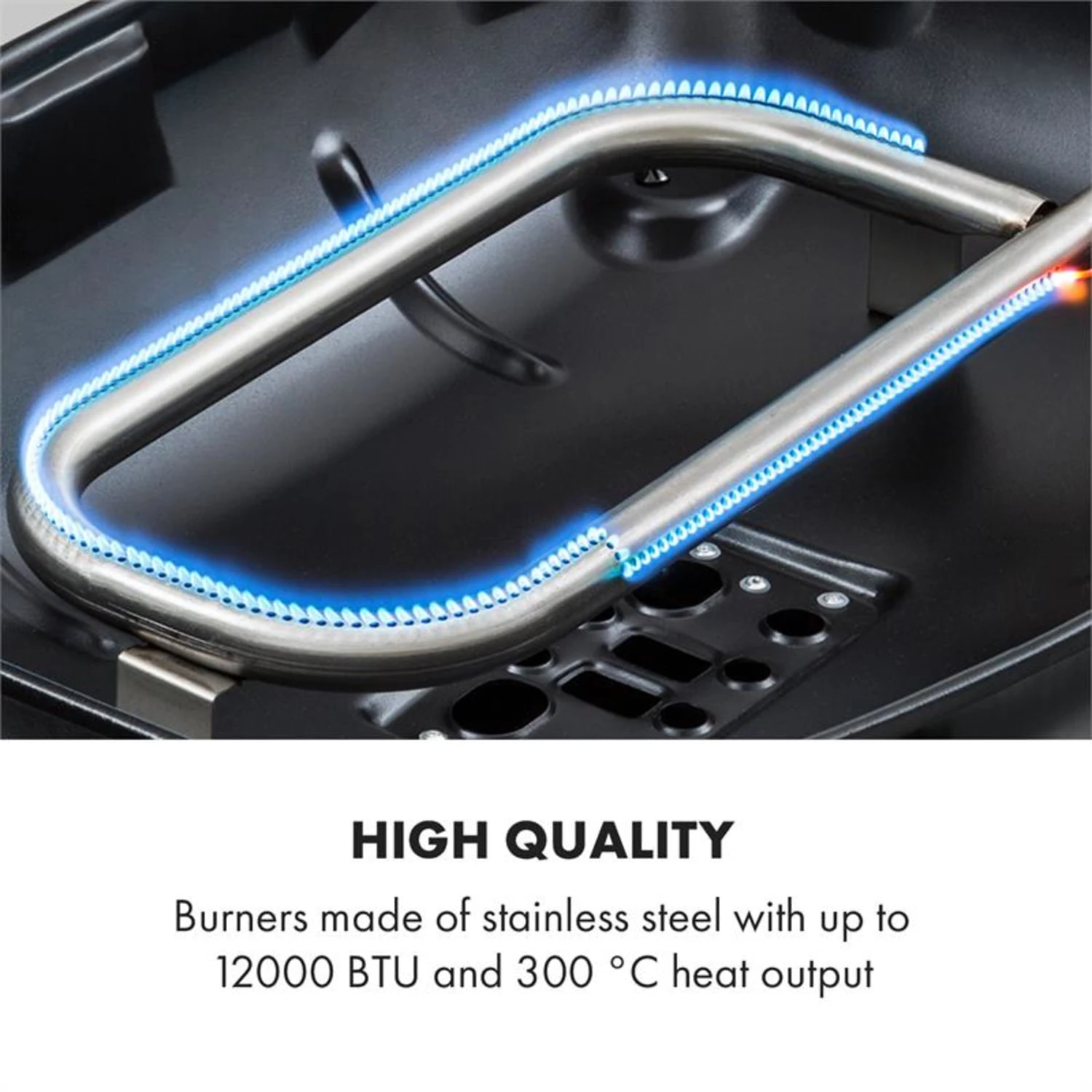 Parforce One 3,5kW 12000BTU 300°C SNJS Gasschlauch Schwarz - Image 5