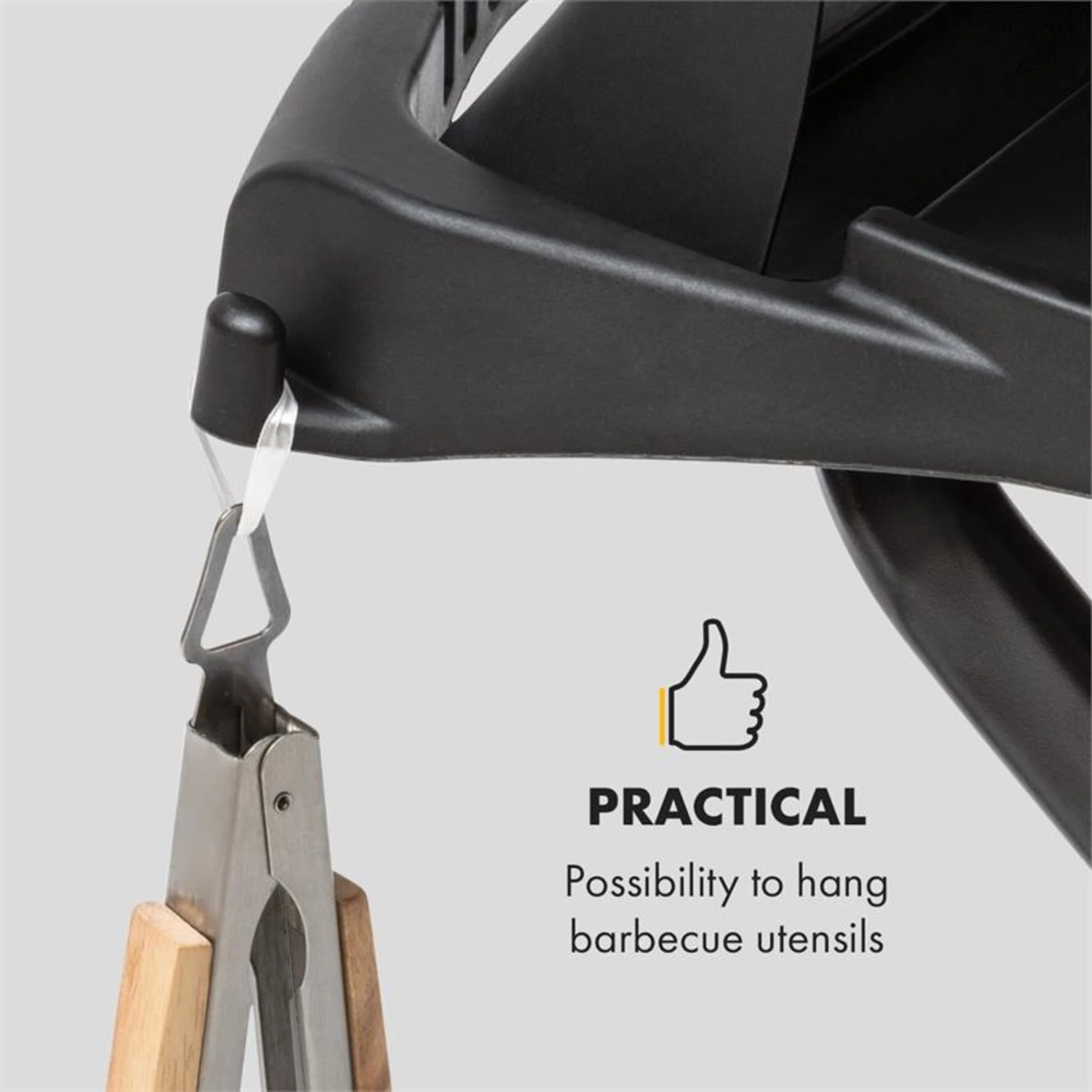 Parforce Duo Gasgrill 2 Brenner 4,4kW 15000BTU Gasschlauch Schwarz - Image 12