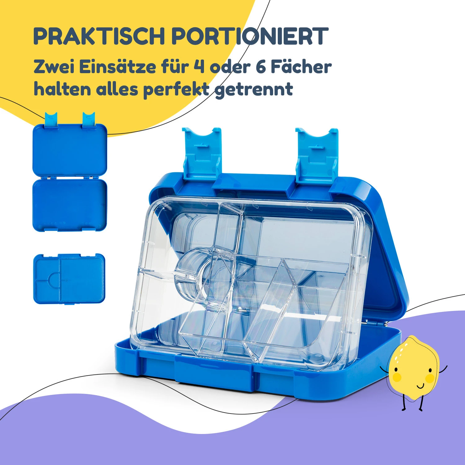 Schmatzfatz Frühstücksset Lunchbox & Trinkflasche Tritan Dicht BPA-frei - Image 4