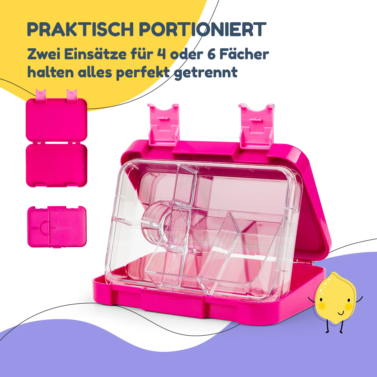 Schmatzfatz Frühstücksset Lunchbox & Trinkflasche Tritan Dicht BPA-frei - Image 4