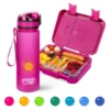 Schmatzfatz Frühstücksset Lunchbox & Trinkflasche Tritan Dicht BPA-frei