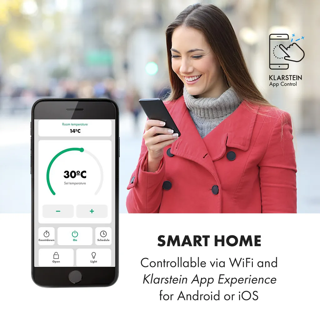 Bansin Smart 1500 Konvektionsheizgerät 1500W App-Steuerung - Image 2