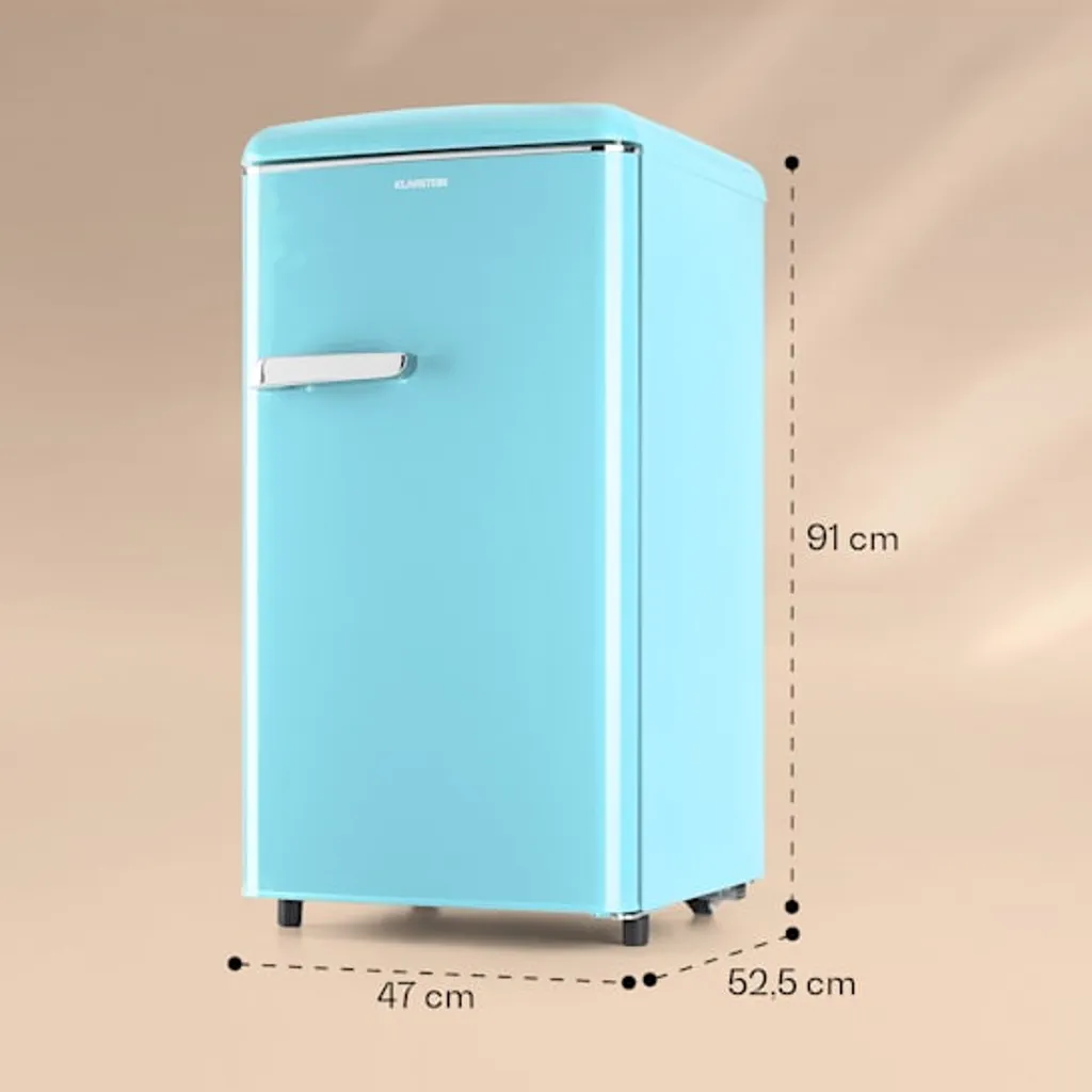 Klarstein Laika 60L Gefrierschrank , 60 Liter , 4-Sterne-Gefrierfach , 3 Schubladen , Temperatur: -18 Bis 0 °C , 5-stufiger Thermostat , 41 DB , Retro-Look - Image 6