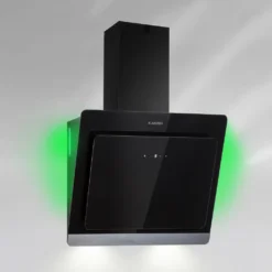 Klarstein Dunstabzugshaube 60 Cm Kopffrei - Wandhaube 550 M³/h - Umluft Oder Abluft - Energie-Effizienzklasse A+ - Kopffreihaube - Abzugshaube Kopffrei - Schwarz Wand Abluft Haube Umluft Dunstabzug Umlufthaube Dunstabzugshaube Umluft