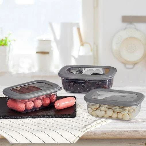 Georgia Vorratsbehälter 3er-Set Emaille-Stahlblech Vintage-Design Rostfrei Creme - Image 5