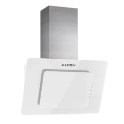 Klarstein Lorea - Dunstabzugshaube, Wandabzugshaube, 60 Cm Breit, 3 Stufen, Energieeffizienzklasse: B, Max. Abluftleistung: 290m³/h, Touch-Bedienung, Aluminium-Fettfilter, Abluftschlauch, Schwarz