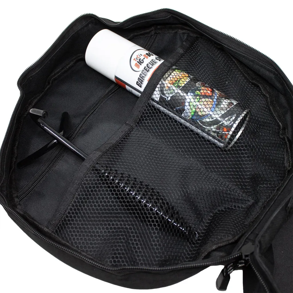 Klarstein Chianina Dutch Oven Tasche Transporttasche Aufbewahrungstasche , Zubehör Für Dutch Oven, Schmortopf, Camp Oven, Feuertopf , Zubehörfach , Reißfestes Synthetikgewebe , Größe S: Für 4.5 Dutch Oven , Schwarz - Image 4