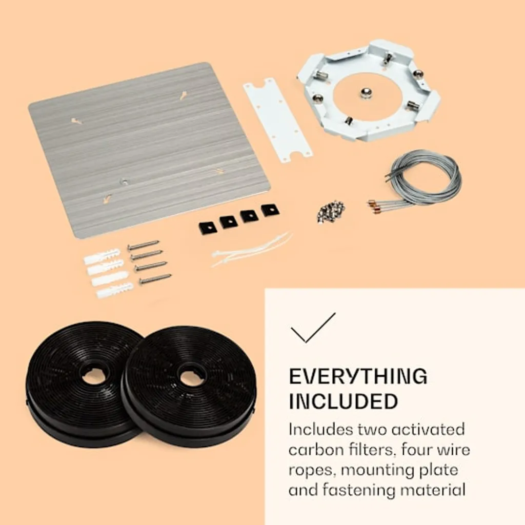 Klarstein Futurelight Smart Inselabzugshaube , Umluft 420m³/h , LED Beleuchtung , 3 Leistungsstufen ,Steuerbar Via WiFi Und Klarstein App Experience , Edelstahl - Image 6